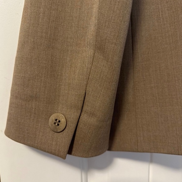 Lafayette 148 New York Brown Wool Blend Lined‎ Blazer Business Work Size 10 - Picture 5 of 10